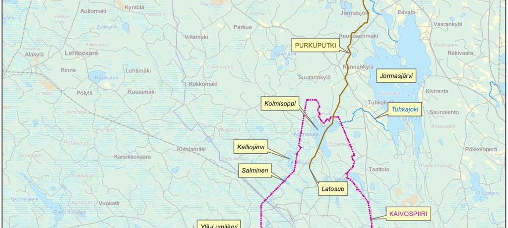 lieventynyt ja kesällä 216 vedet olivat sekoittuneita.