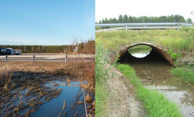 tilaa on vähän tehtäville toimenpiteille. Etelä-Suomen Salaojakeskus. Kuva 6.