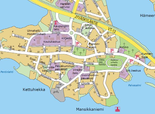 1. SUUNNITTELUALUE Saarijärven kaupungin ydinkeskustaan sijoittuvalle Säästökeskuksen ja Paavonaukion alueelle käynnistetään asemakaavamuutoksen laatiminen.