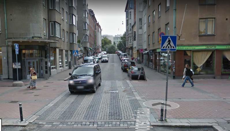 Suojatie ja polkupyörä 18 Tien eri