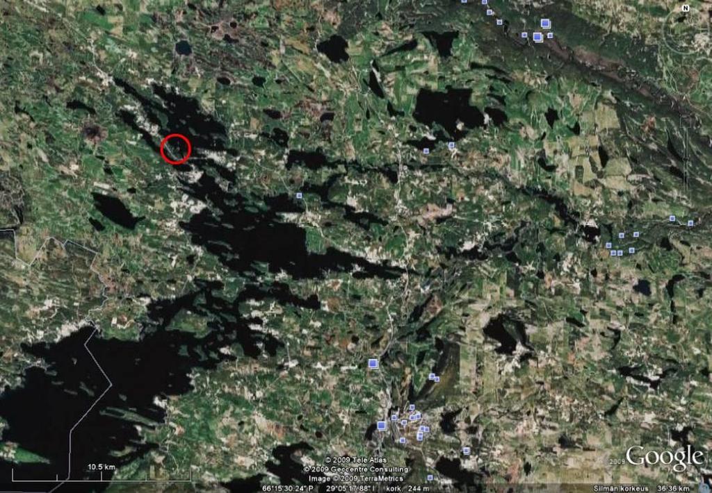SÄRKINIEMEN RANTA-ASEMAKAAVAN OSITTAINEN MUUTOS 3 Kuva 1 Kaava-alueen