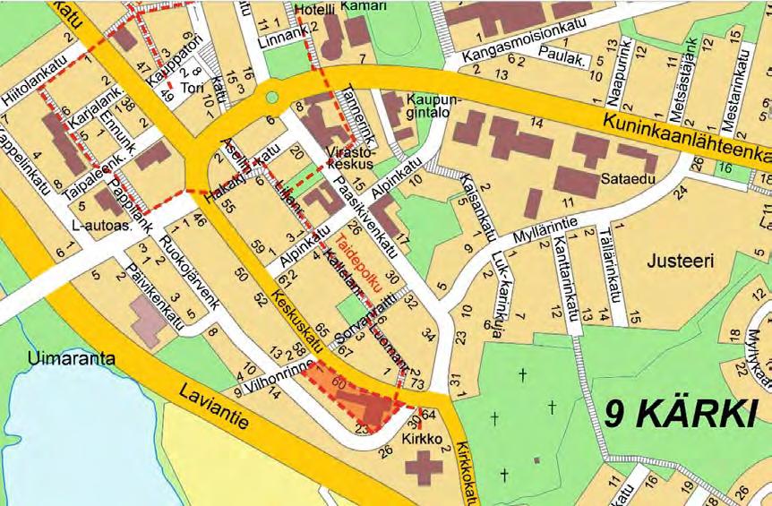 Koivurinne 2 1 PERUS- JA TUNNISTETIEDOT 1.1 Tunnistetiedot 1.2 Kaava-alueen sijainti Asemakaavan muutos koskee: Kankaanpään kaupungin 1.