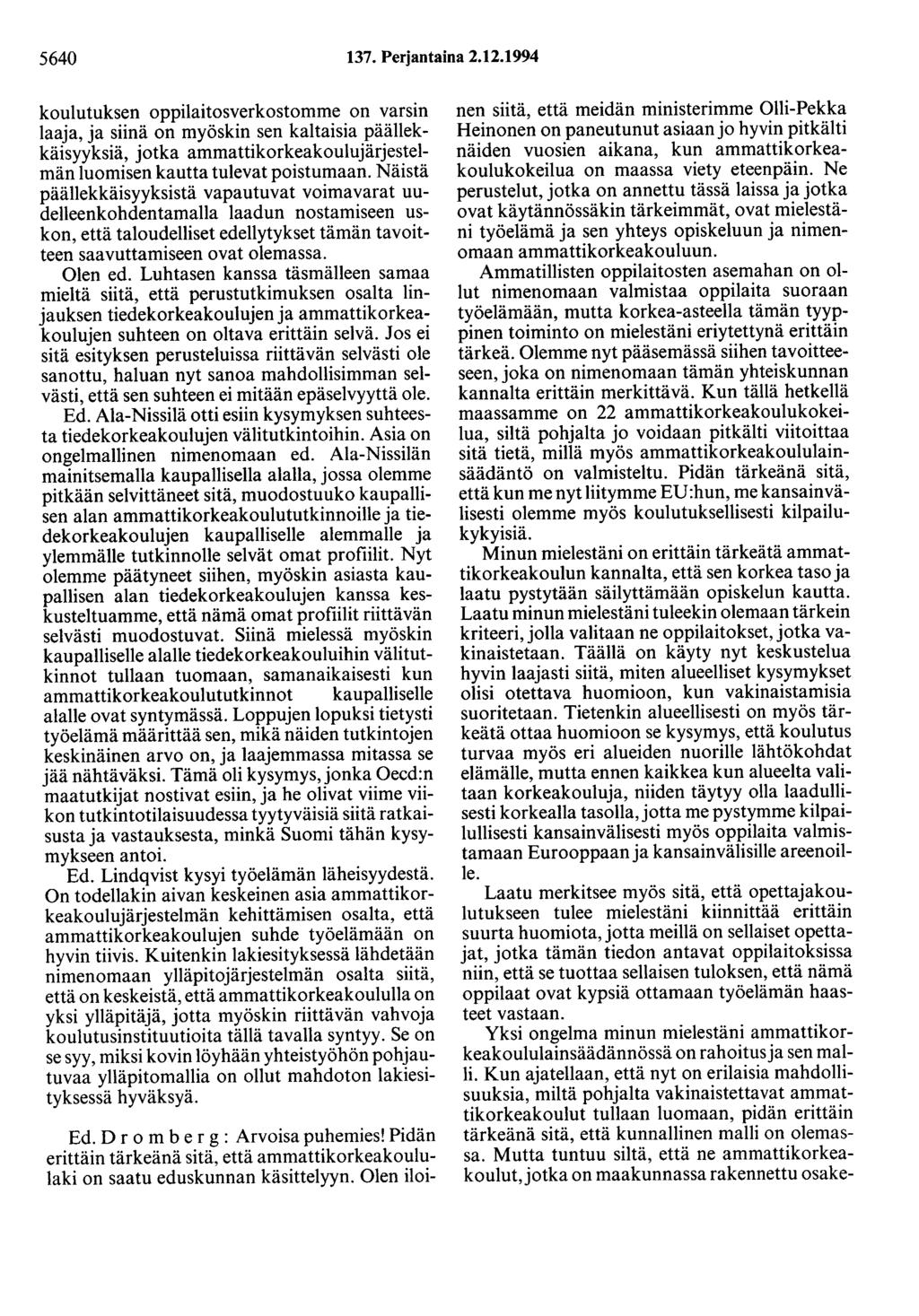 5640 137. Perjantaina 2.12.