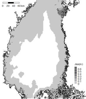 3.4. Jäätilanne Jäätilanne vaikuttaa siihen miten tuuli pääsee vaikuttamaan veden pintaan.