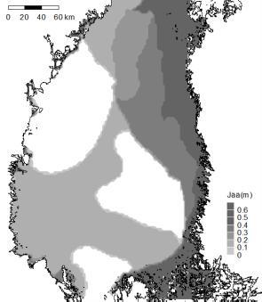 Näistä talven 2010-2011 jääpeite oli kattavin ja kesti pisimpään, talven 2011-2012 jääpeite oli puolestaa