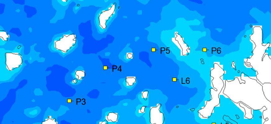 4.1.1. Kuormitus mallissa Talvisäilytysalueen kuormituksien sijoitus mallihilaan on esitetty kuvassa 16. Sijoitusalueen keskipisteen koordinaatit ovat (desimaaliastetta): N 61,3311 E 21,5454.