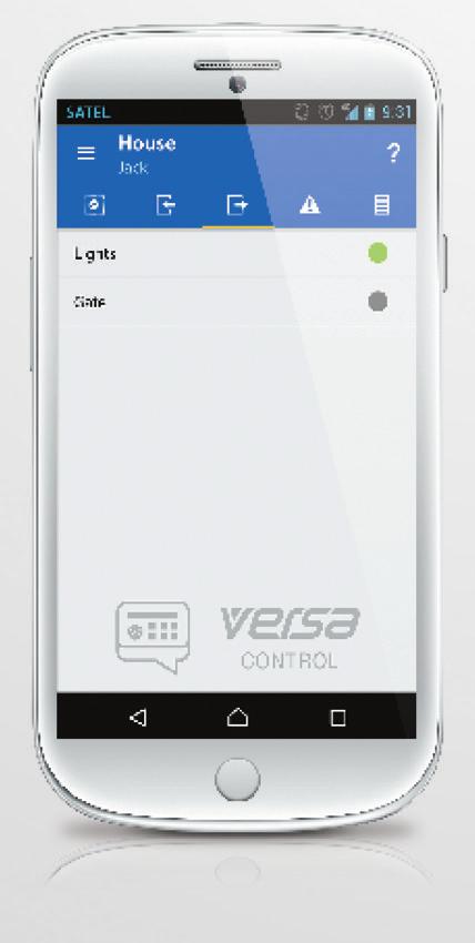 Mobiilisovellus VERSA CONTROL Mukavin ja helpoin tapa käyttää ja ohjata VERSA Plus valvontajärjestelmää on