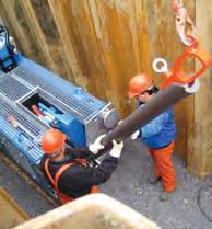 Se kehittää maksimi vetovoiman 2500 kn (250 t). Tämän ansiosta vanhojen saneerattavien putkien koko voi olla ND 300 - ND 1200T.