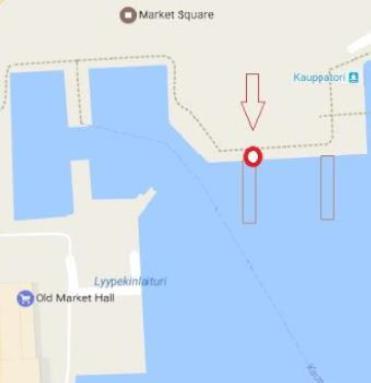 20 Kokoontuminen Kauppatorilla laituri kuva alhaalla. Ole ajoissa paikalla! 17.30 Laiva lähtee kohti Vallisaarta, matkalla tarjolla leipä ja virvokkeita. 18.