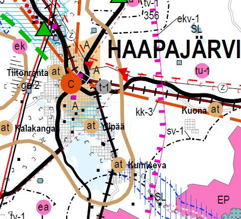 Haapajärvi, Paloaseman asemakaavamuutos korttelissa 527 2 / 5 1 SUUNNITTELUALUE Suunnittelualue sijaitsee Haapajärven keskustaajamassa Ouluntien länsipuolella ja rautatien pohjoispuolella.