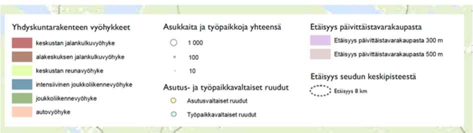 SUHDE KAUPUNKIRAKENTEESEEN JA KAAVA-ALUEEN RAKENNETTU JA LUONNONYMPÄRISTÖ Suunnittelualue on yleiskaavaehdotuksen mukaan osa Jukolan tiivistyvää alakeskuksesta.