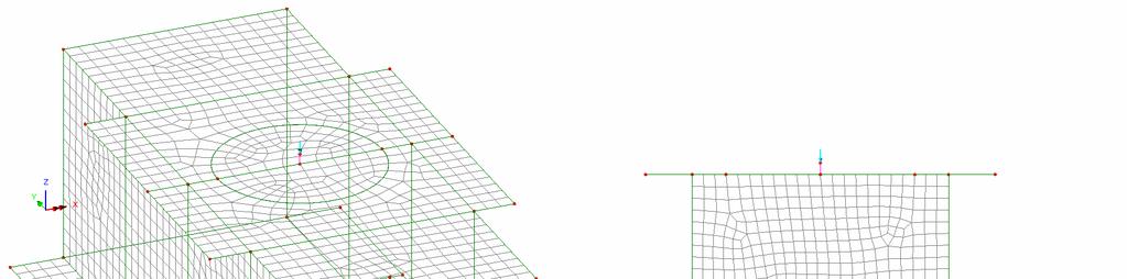 40 4. FEM-LASKENTA Ruuviliitoksen laskelmien oikeellisuuden arviointia varten liitos mallinnetaan FEM-laskentaa varten LUSAS Bridge Plus 15 ohjelmalla.