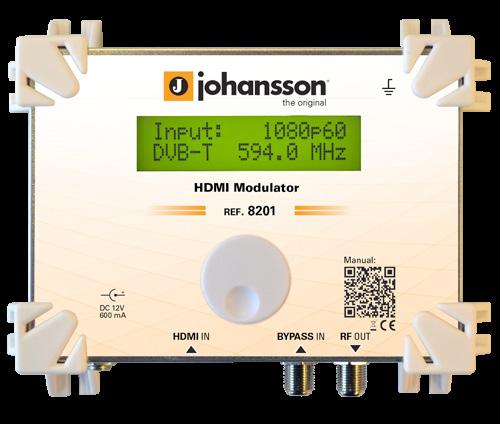 moduloitu taajuus 174-1218 MHz lähtötaso