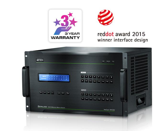 RS-485, RS-422 LAN / WAN 16x HDMI display kaksi