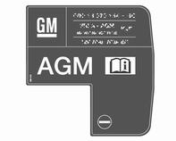 AGM-akku voidaan tunnistaa akussa olevasta tarrasta. Suosittelemme alkuperäisen Opel-akun käyttöä. Huomautus Jos käytetään alkuperäisestä Opelakusta poikkeavaa AGM-akkua, suorituskyky voi huonontua.