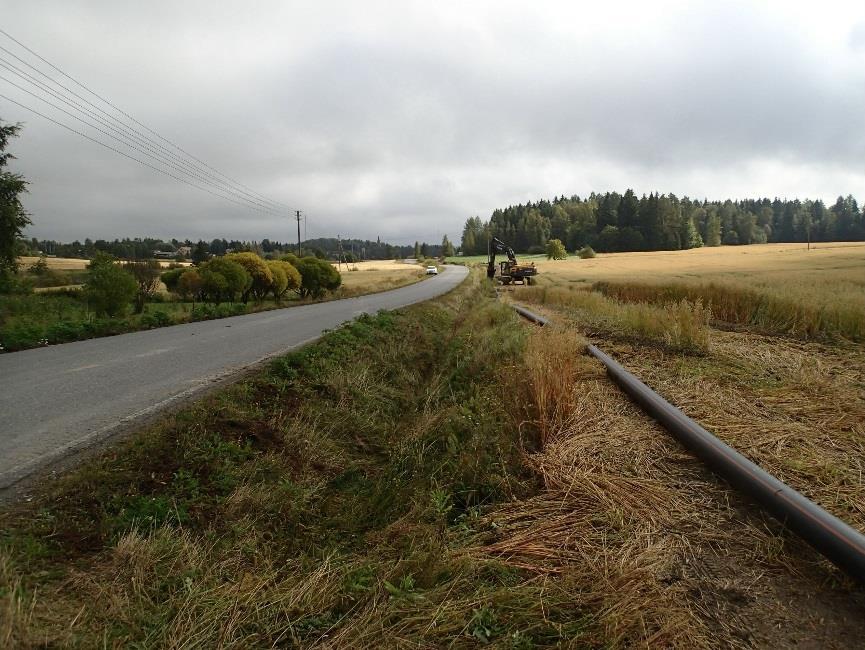 12 Kaivinkone valvonnassa kaivettavan