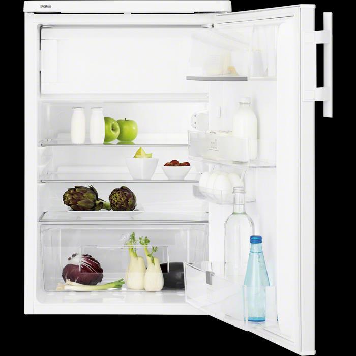 Jääkaappi (Electrolux) Jääkaappi pakastelokerolla ERT1501FOW3 energialuokka A+ vihanneslaatikko turvalasihyllyt korkeus
