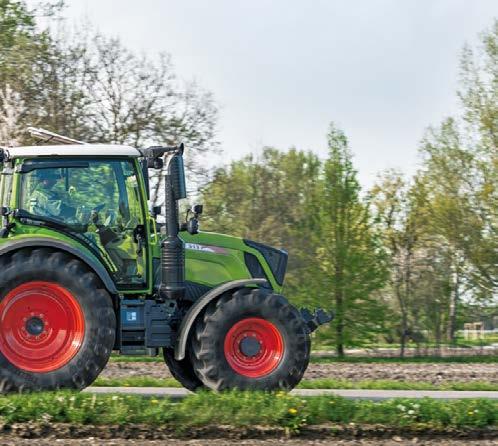 3,5 tonnia - Tasonsäädöllä varustettu etuakselin jousitus Fendt 300 Vario tarjoaa oikean toiminnon kaikkiin käyttötarkoituksiin.