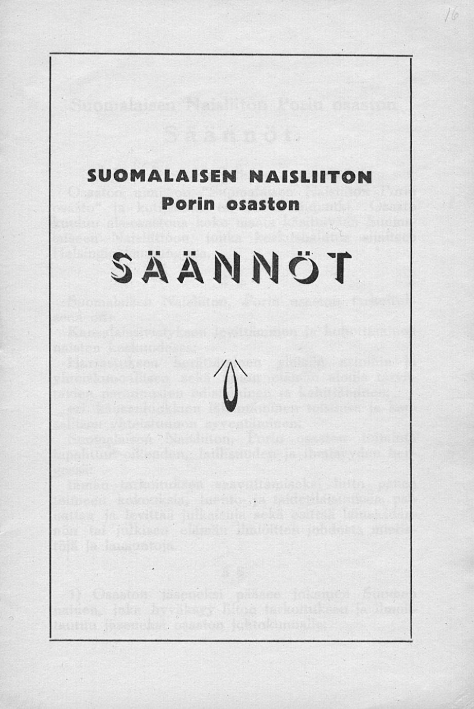 SUOMALAISEN NAISLIITON