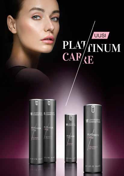 MODUULI 5: PLATINUM CARE -LUKSUSIHONHOITOLINJA IKUINEN NUORUUS ON ASKELEEN LÄHEMPÄNÄ Platinum Care on täysin uusi Janssen Cosmetics luksusihonhoitolinja.