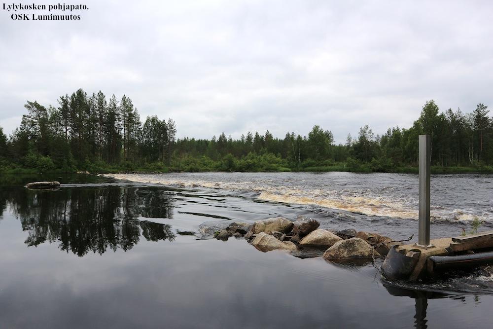 Voimalaitosrakentamisen yhteydessä Lylykoskea perattiin. Vuonna 1984 Pamilo Oy teki myös perkauksia Hiiskosken ja voimalaitoksen koneaseman välillä 132.