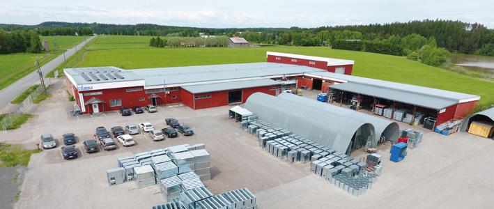 ESITTELY Arskametalli Oy:n tuotantotilat sijaitsevat Somerolla Varsinais-Suomessa.