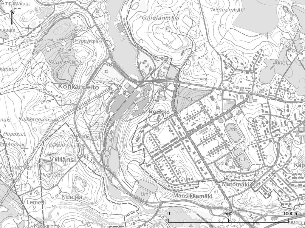 JALANKULUN JA PYÖRÄILYN VAIHTOEHDOT KOKKOLANJOEN YLITTÄVÄN SILLAN POISTUESSA KÄYTÖSTÄ Jalankulun ja pyöräilyn yhteys keskustasta Konkalammen hiihtokeskuksen alueelle Kokkolanjoen sillan yli on