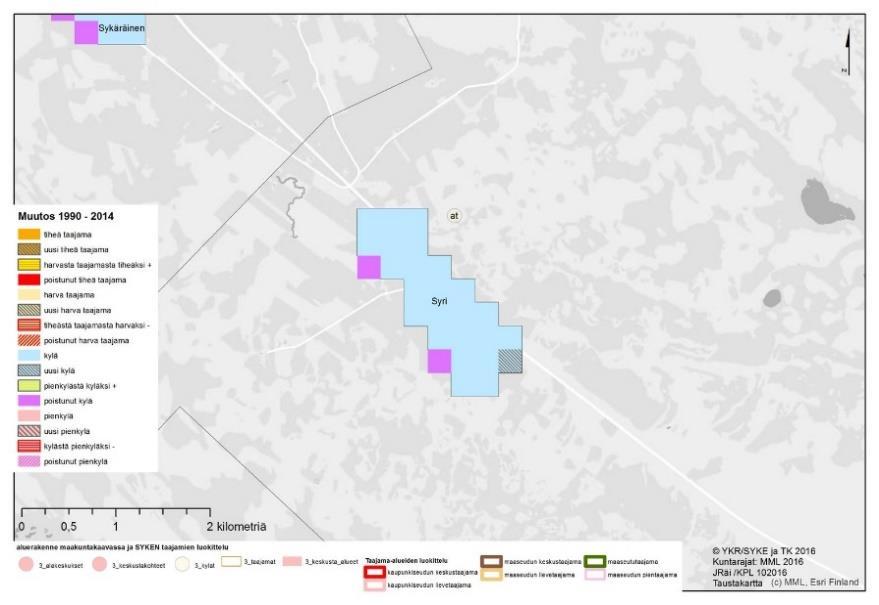 228 Lestijärvi, Syri kylä Väestö väestö- ja työpaikkatiedot YKR/SYKE ja Tilastokeskus alle 15 v. 41 alle 10 >-31 15-29 v. 14 alle 10 >-4 30-64 v. 38 25-13 yli 64 v.