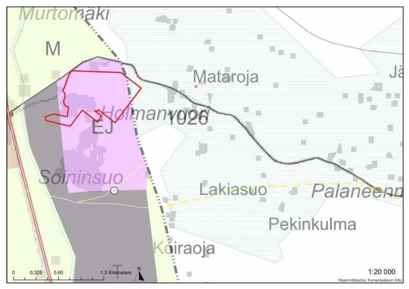 2010) hankealueen itäpuolella sijaitsee laaja valtakunnallisesti arvokas maisema-alue; Sippolan ja Summanjoen laaksojen maisemat.