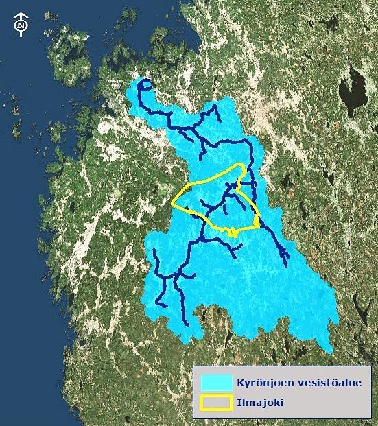 Kyrönjoen vesistöalue sijaitsee Etelä-Pohjanmaan ja Pohjanmaan maakunnissa.