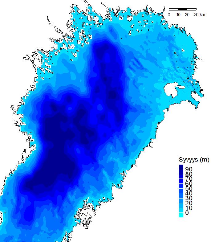 HAILUODON VIRTAUSMALLI Lähtötiedot Syvyystiedot: Liikennevirasto + lisämittaukset lauttalinjan läheltä Rantaviiva: