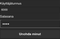 Mikäli salasana vaihtuu voi muistin pyyhkiä valikkoon tulleen Unohda minut -valinnan avulla.