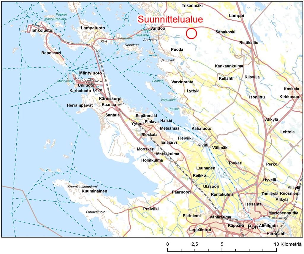 4. HANKKEEN JA SEN VAIHTOEHTOJEN KUVAUS 4.1 Hankkeen määrittely ja sijoittuminen Ympäristövaikutusten arvioinnissa arvioitava hanke on Peittoonkorven jätehuoltoalueen laajennus ja sen toiminta.