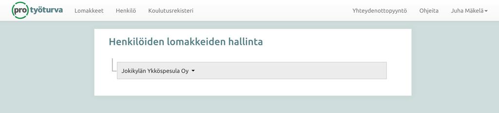 Itseopiskelu käytännössä Esimies luo henkilölle omat tunnukset omilla oikeuksillaan. Henkilön lisääminen palveluun tapahtuu koulutusrekisterin kautta Luo uusi henkilö -napin avulla.