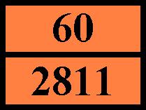 Kuljetusta koskevat erityismääräykset - Menettely (ADR) Vaaran tunnusnumero (Kemler-luku) : 60 Oranssikilpi : : S9, S19 Tunnelirajoitus (ADR) : D/E - Merikuljetukset Erityismääräykset (IMDG) : 274