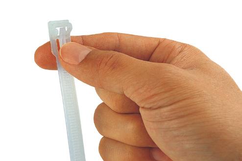 1.4 Johdinsiteet ja kiinnitystarvikkeet Avattavat johdinsiteet Johdinsiteet sidenauhan sisäpuolisella hammastuksella REL-sarja Avattavia johdinsiteitä käytetään käyttökohteissa missä tarvitaan