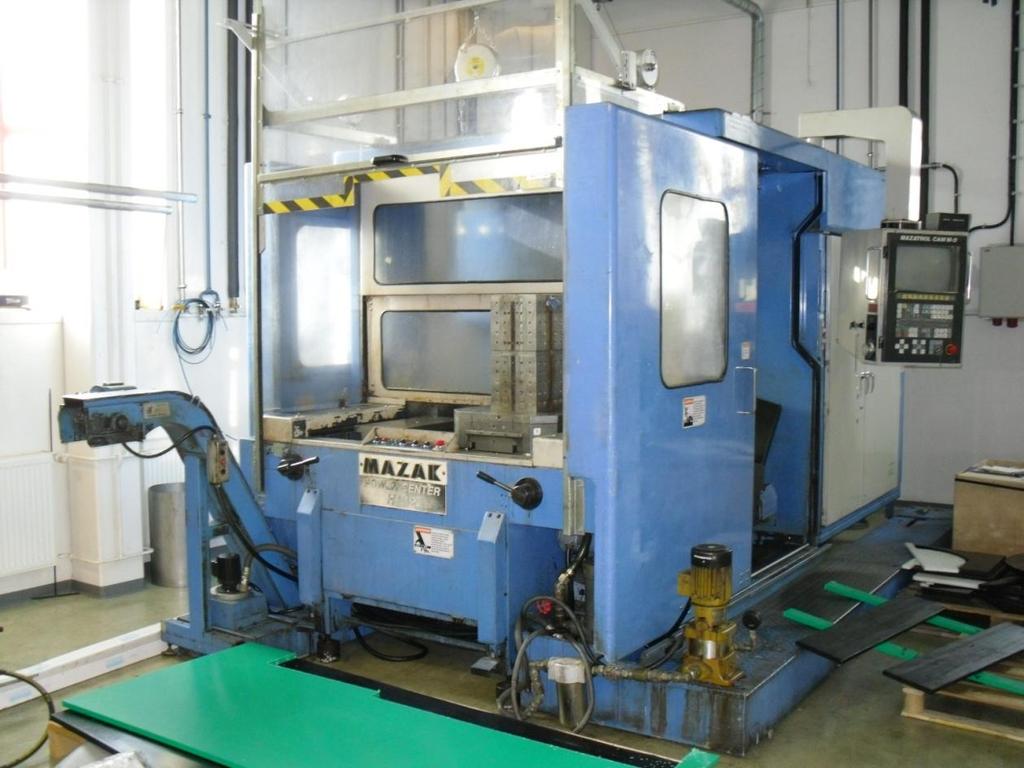 10 2.2.2 Koneistuskeskukset Yrityksen suurin koneistuskeskus on Mazak Power Center H12 (kuva 4).