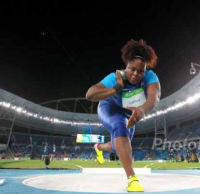 Michelle Carter is one of only two Americans ever to reach No. 1 victor sailer/photo run 1956 1... Tamara Tyshkevich (Soviet Union) 2... Galina Zybina (Soviet Union) 3.