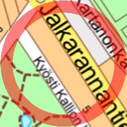 Suunnittelualue rajoittuu lounaispuolelta Kyösti Kallion katuun, koillis- ja pohjoispuolelta puistoalueeseen (Kekkosen aukio) sekä eteläpuolelta puistoalueeseen (Koiviston aukio) ja kortteliin 2150.