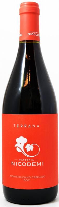 Nicodemi Terrana Montepulciano Abruzzo, Italy 13% Tuoksussa ja maussa lakritsaa sekä tummaa kirsikkaa.