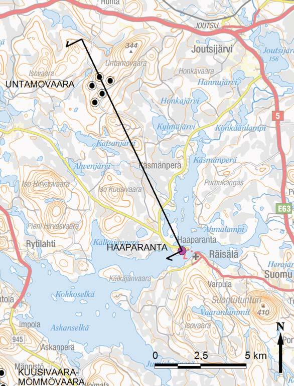 Tuulivoimalat näkyvät tarkastelupisteeseen Hietaselän ja Askanselän