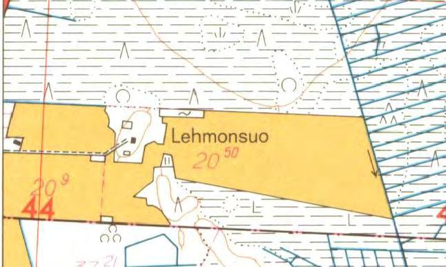 Lehmonsuontien alkupää Rakentamisen ajankohta ja historia: Aivan Kontiolahden ja Joensuun rajalla on Lehmonsuontien alussa kuuden jälleenrakennuskauden asuntotontin kokonaisuus.