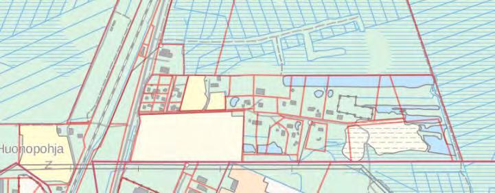 Asuntotontit ovat olleet Joensuuhun vievän tien varrella liittyen ennemmin Mutalan kuin Lehmon kylärakenteeseen. Katukuva: Tontit ovat kooltaan noin 1000 m².