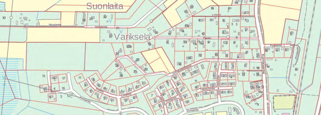 Katukuva: Lyhtytie 1, 5, 7, 8 ja 10 ovat tyypillisiä puolitoistakerroksisia jälleenrakennuskauden omakotitaloja isoilla tonteilla.