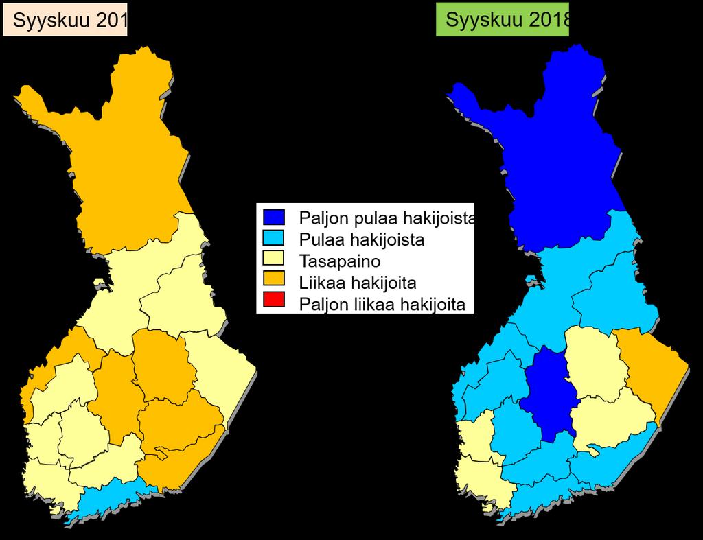 Arvio tarjoilijoiden työmarkkinatilanteesta seuraavan puolen vuoden