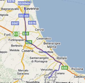 Ravenna San Marino (84 km) San Marino (PZ A) PZA je v -ja. Koordinata N 43.935381 E 12.443899 Sreda 27.10.2010 San Marina je klesar Marin (lat. votlini pod goro Monte Titano.