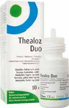 tuotteiden käyttöä. Thealoz Duo 10 ml: kohtalaisen tai vaikean kuivasilmäisyyden hoitoon.