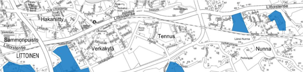 2 (8) Littoinen 8.1.2019 Untola, Verkakylä, Paltta ja Nunna Littoisissa ja Nunnassa on vanhoilla alueilla pienten lasten, koululaisten ja aikuisten määrässä laskeva suunta.