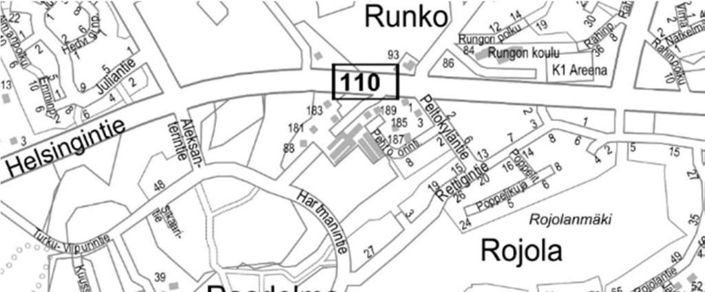 Asukkaita/ha 21 Asukkaita lisää 120 Pieniä