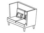 EFG LEPOTUOLIT/SOHVAT Istuinkalusteet: EFG Lepotuolit/sohvat EFG MySpace P60B10 Jalat pyökki luonnonväri (R1) vakiona. Lisävarusteena jalat petsattua pyökkiä (RS) tai valkoisena (T0).